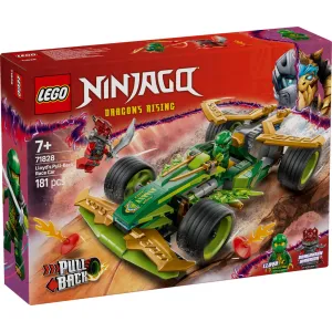 LEGO Ninjago -  Masina de curse pull-back a lui Lloyd 71828, 181 piese