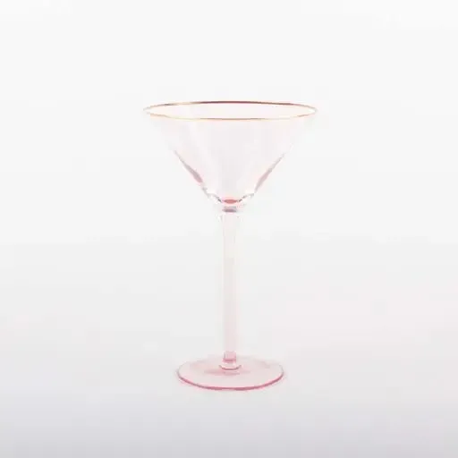 Light Pink Martini Glass