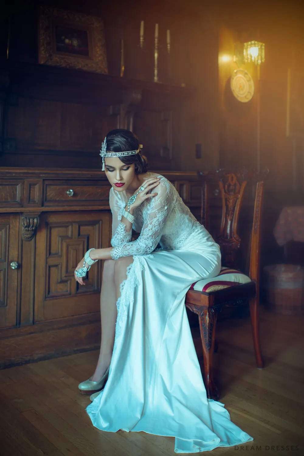 Long Sleeves Wedding Dress Topper (#LALISA)