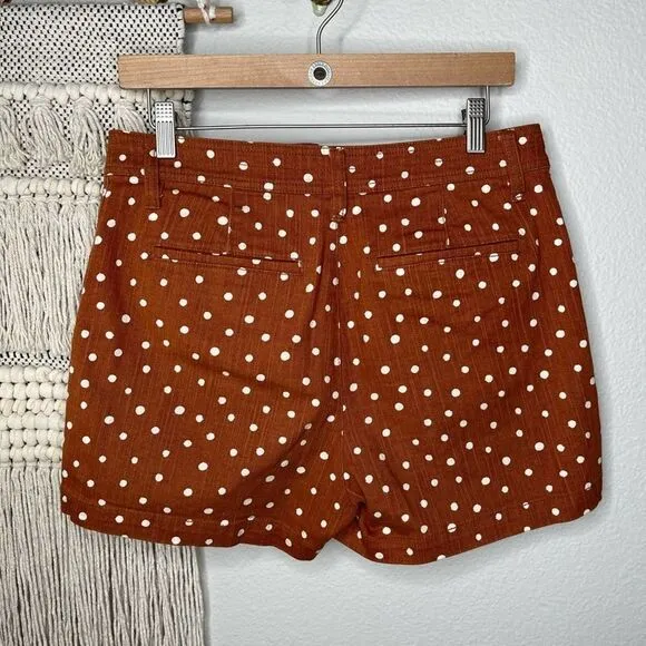 Madewell Emmett Patch Pocket Shorts in Inkspot Dots