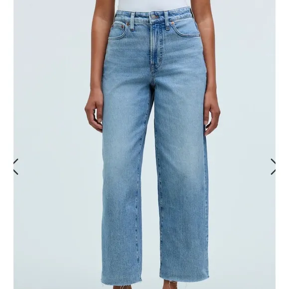 Madewell The Perfect Vintage Wide Leg Crop Jean
