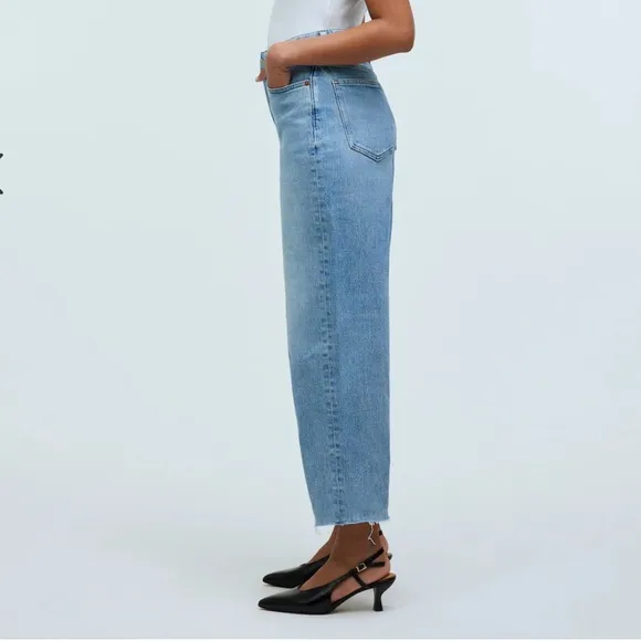 Madewell The Perfect Vintage Wide Leg Crop Jean