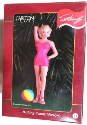 MARILYN MONROE BATHING BEAUTY ORNAMENT