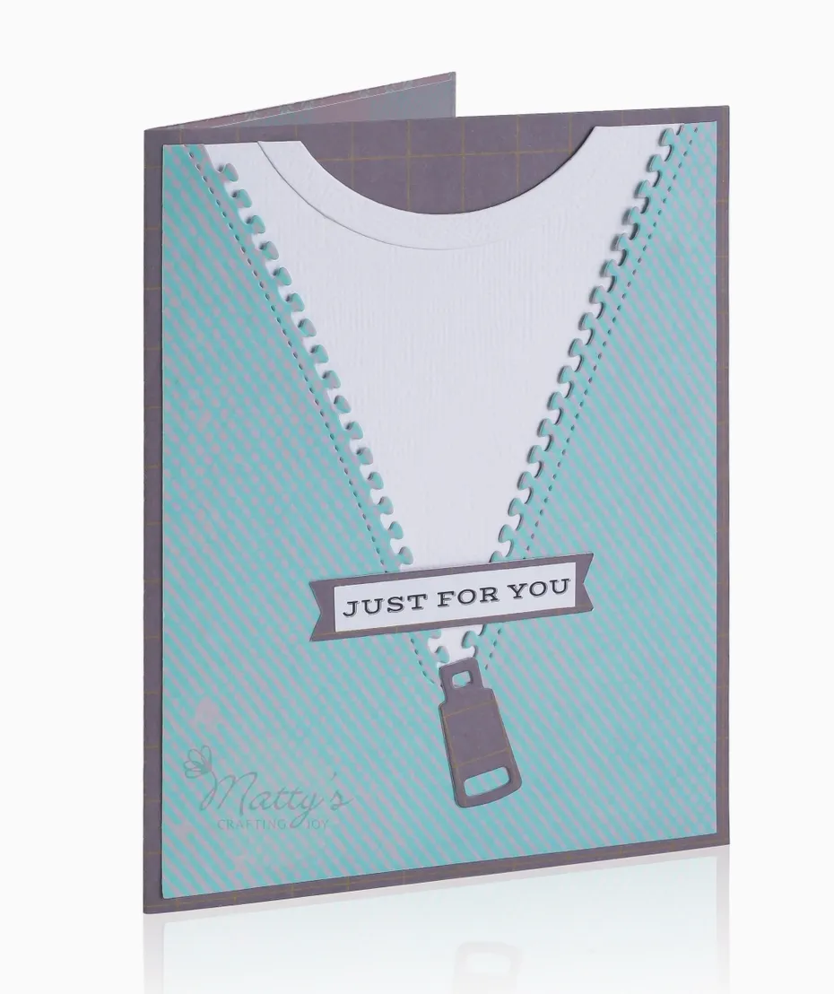 Matty's Crafting Joy Stitched Zipper Die Cut Set {K21}