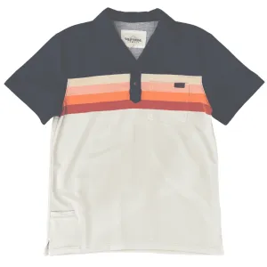 Men’s Polo -  Surfstripe, Sunset