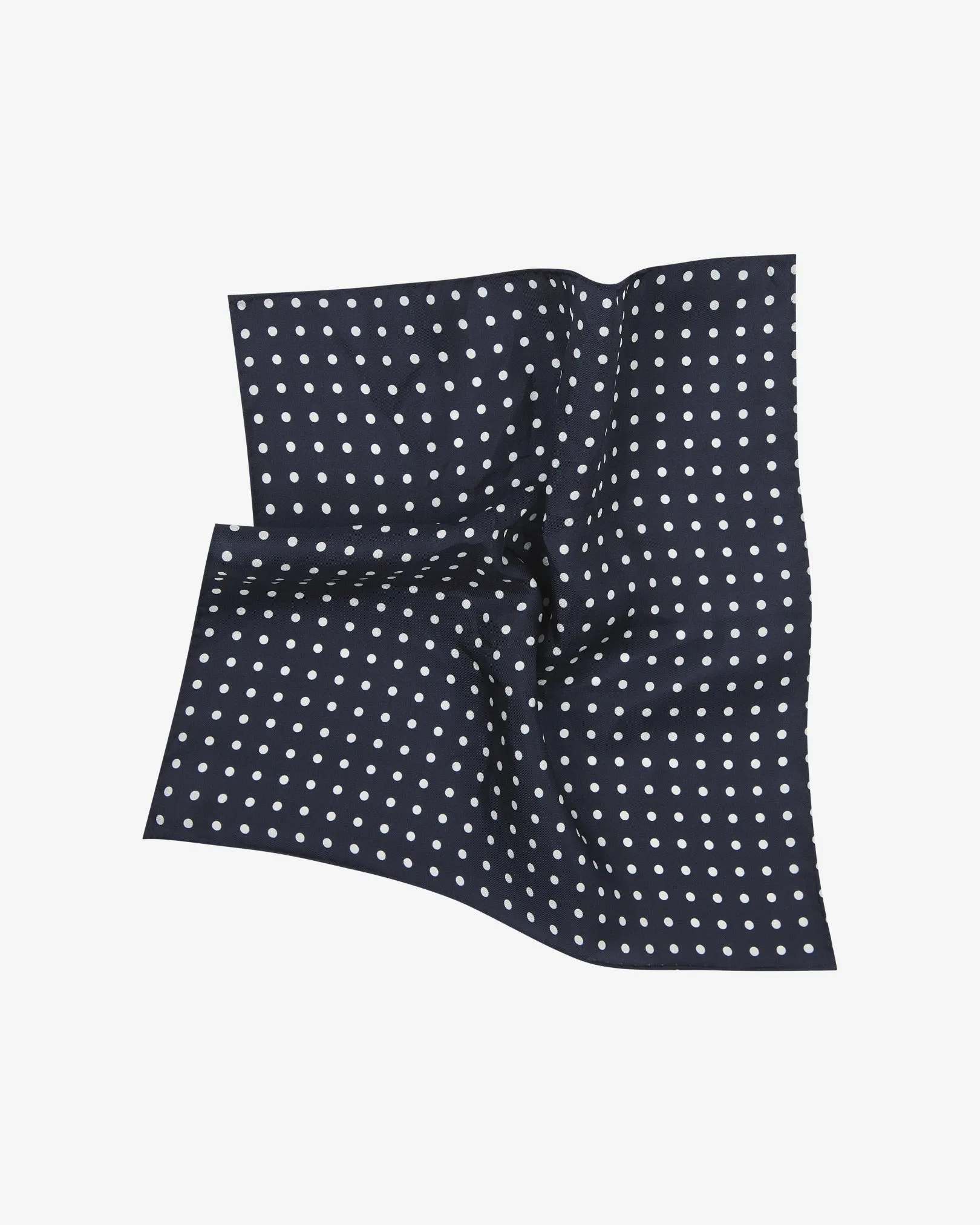 Men's Silk Polka Dot Pocket Square - The Westminster
