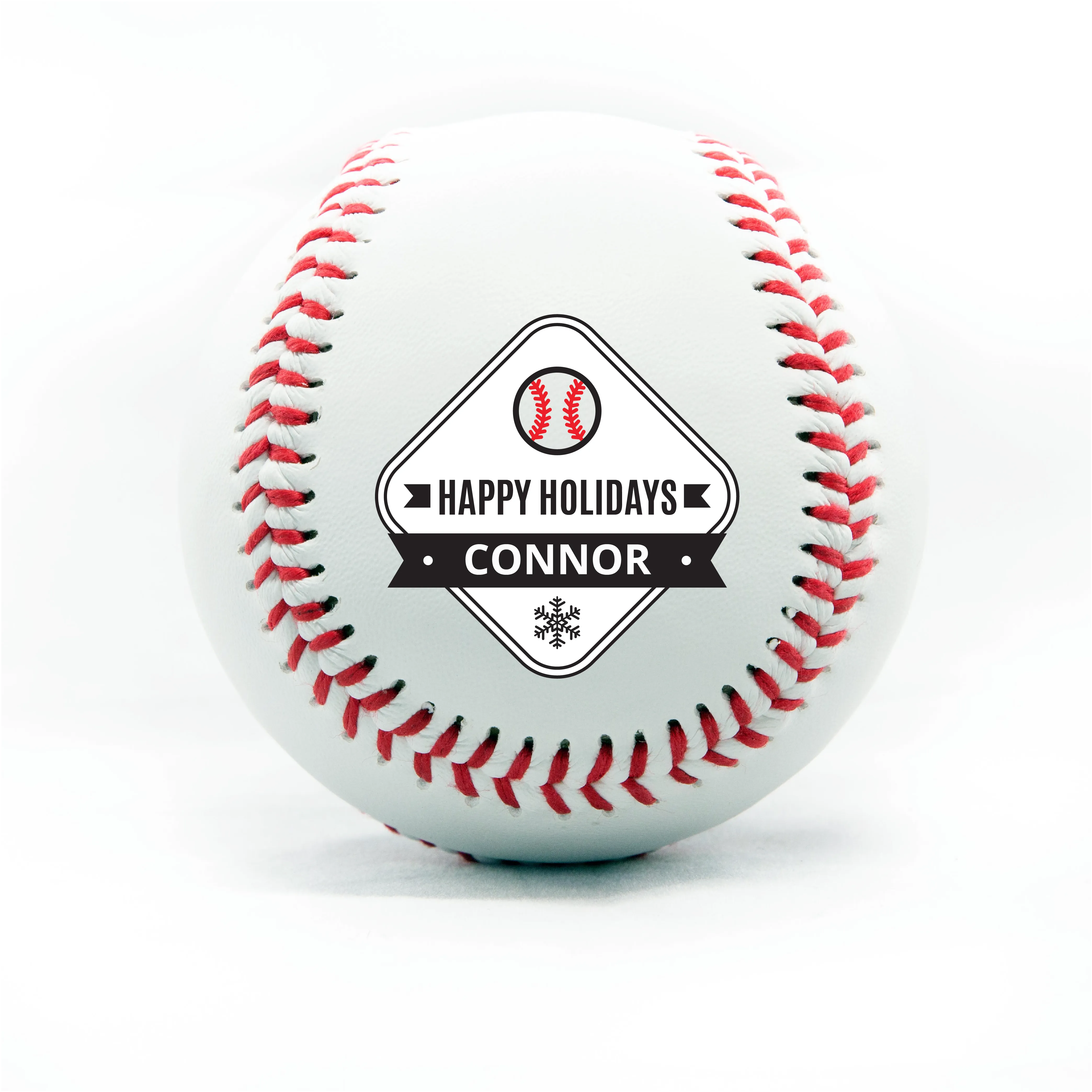 Merry Christmas, Printed Baseball