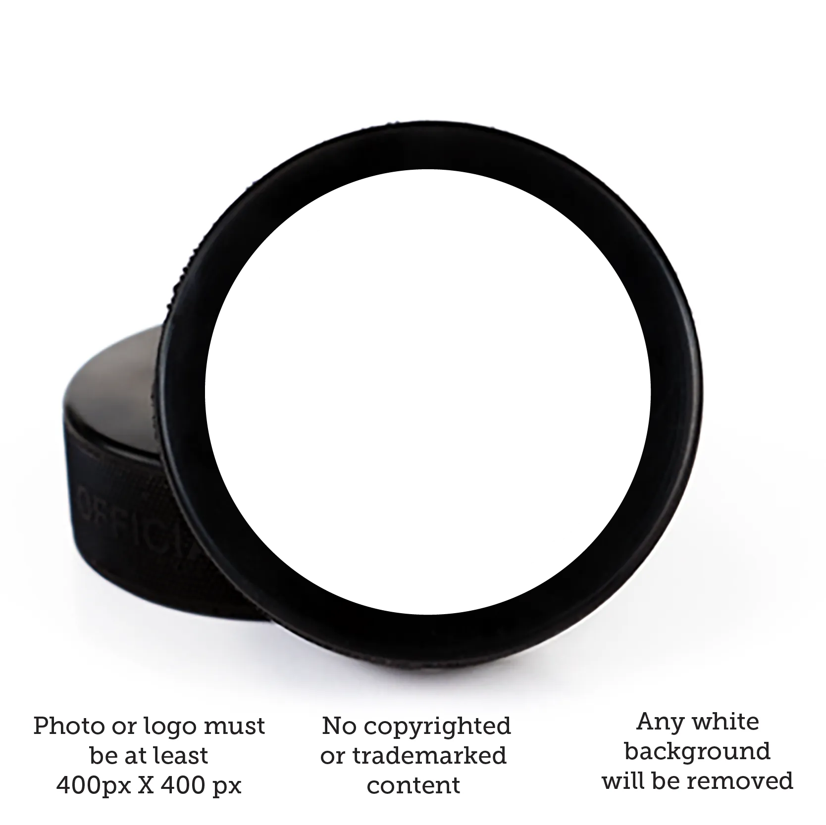 Merry Christmas, Printed Puck