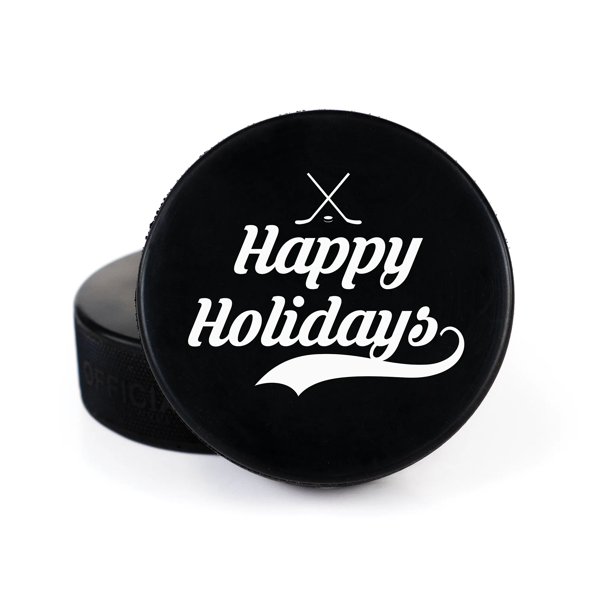 Merry Christmas, Printed Puck