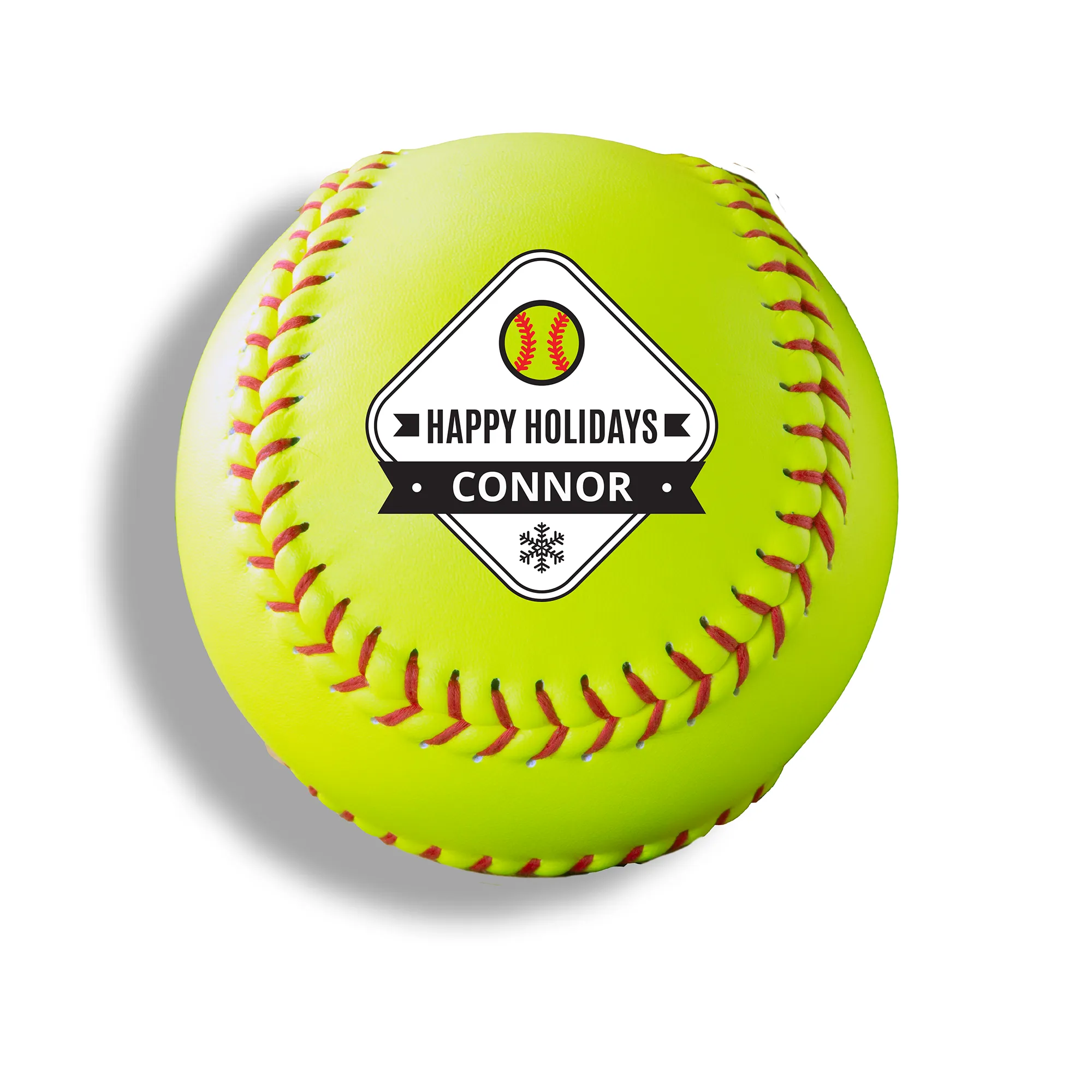 Merry Christmas, Printed Softball