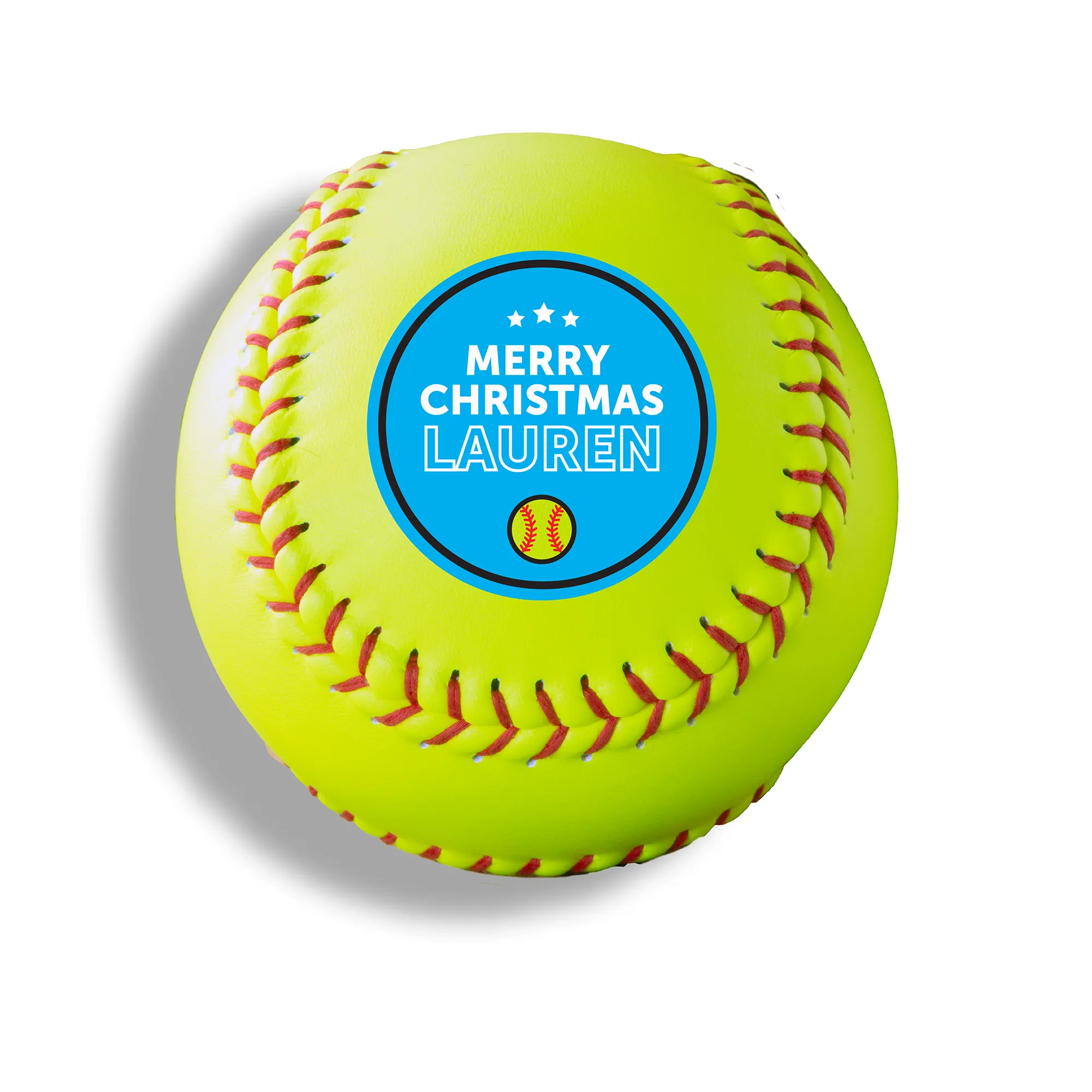 Merry Christmas, Printed Softball