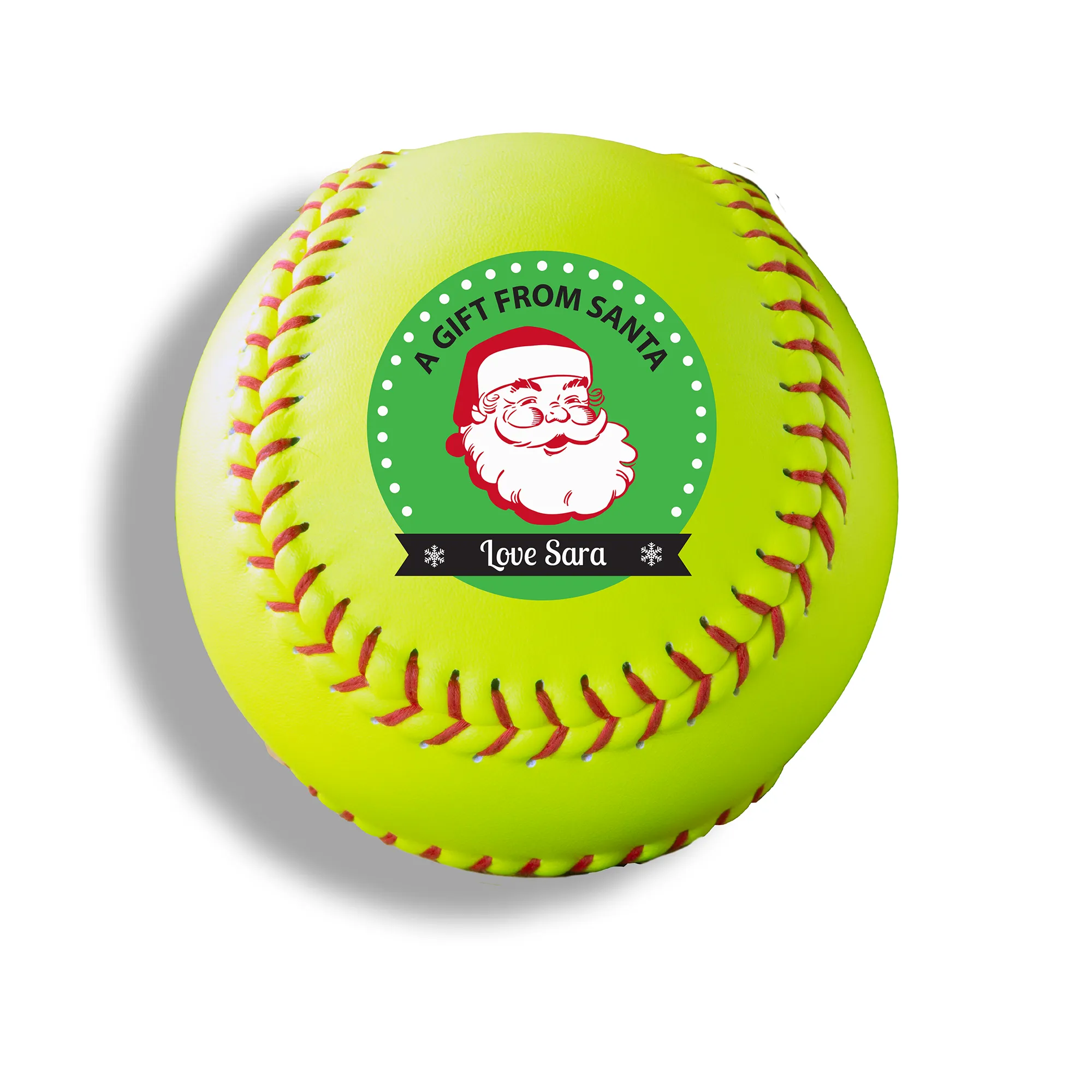 Merry Christmas, Printed Softball