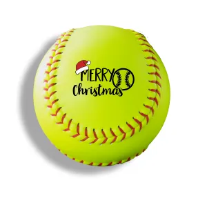 Merry Christmas, Printed Softball