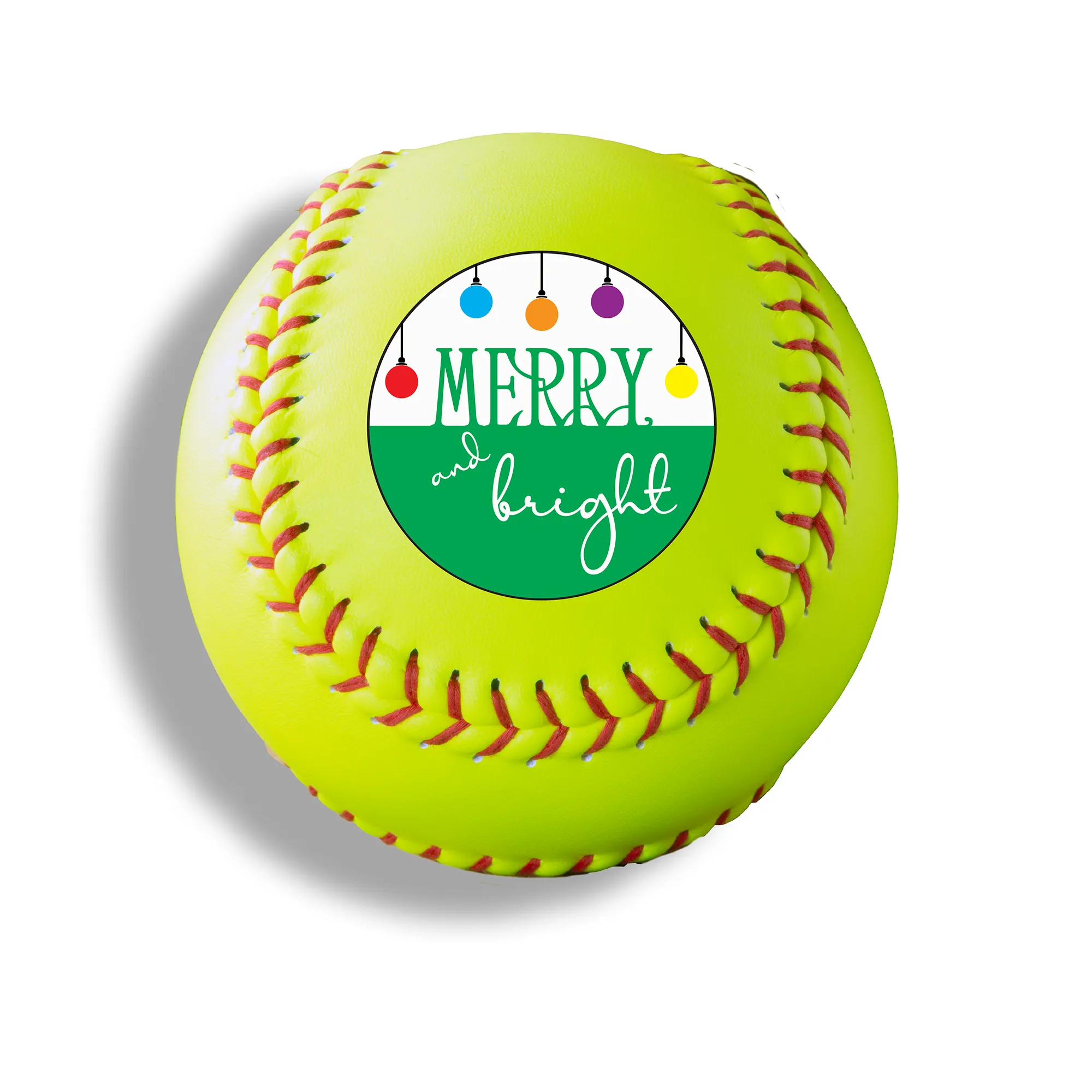 Merry Christmas, Printed Softball