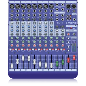 Midas DM12 12 Input Analogue Live and Studio Mixer with Midas Microphone Preamplifiers