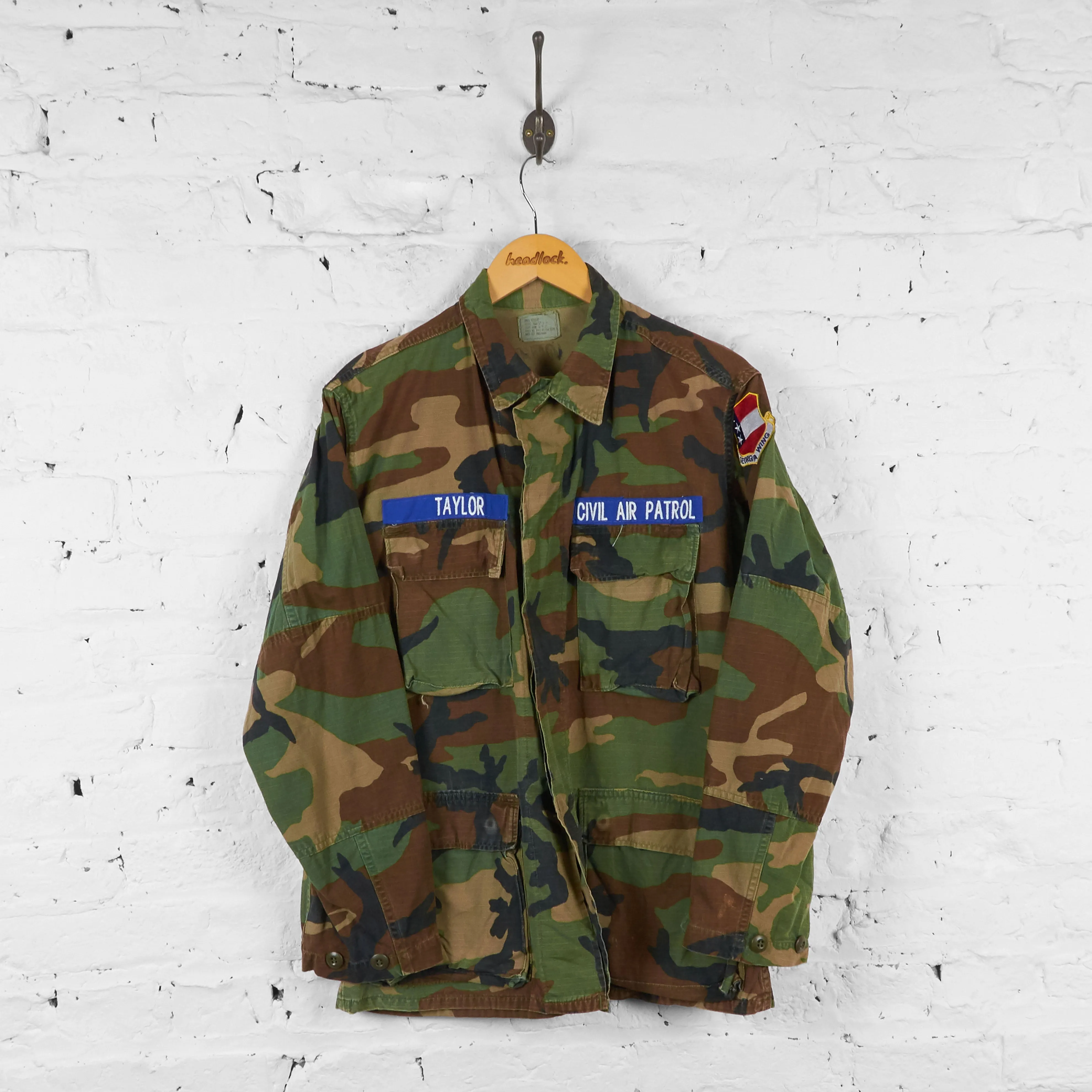 Military Camouflage Over Shirt - Green - S