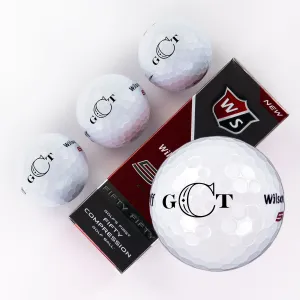Monogram Art Deco, Printed Golf Balls