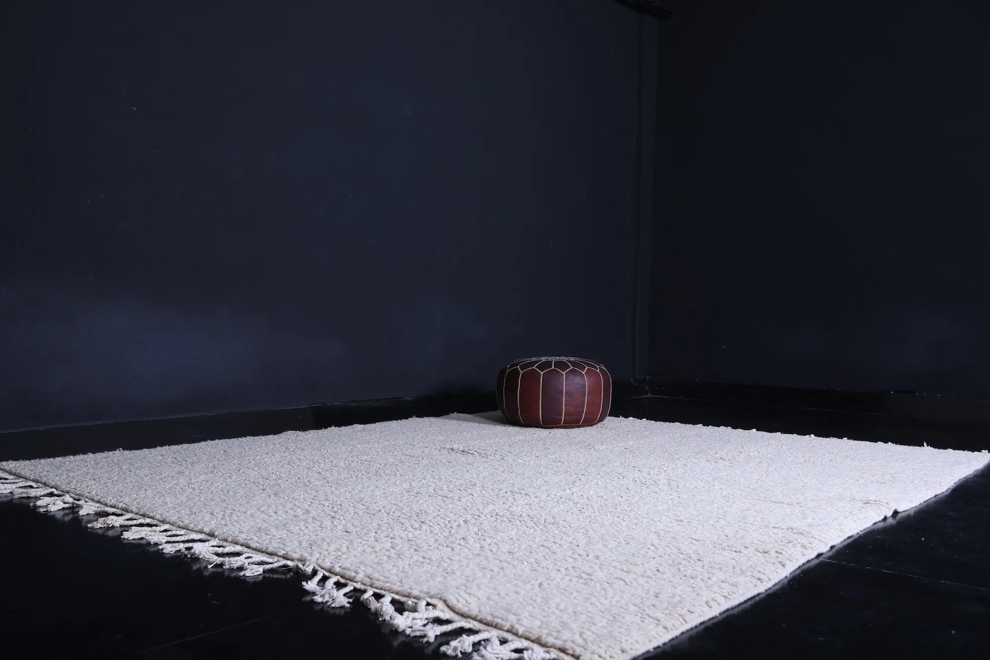 Moroccan Rug 8.3 X 10 Feet - Elegant Simplicity in Ivory