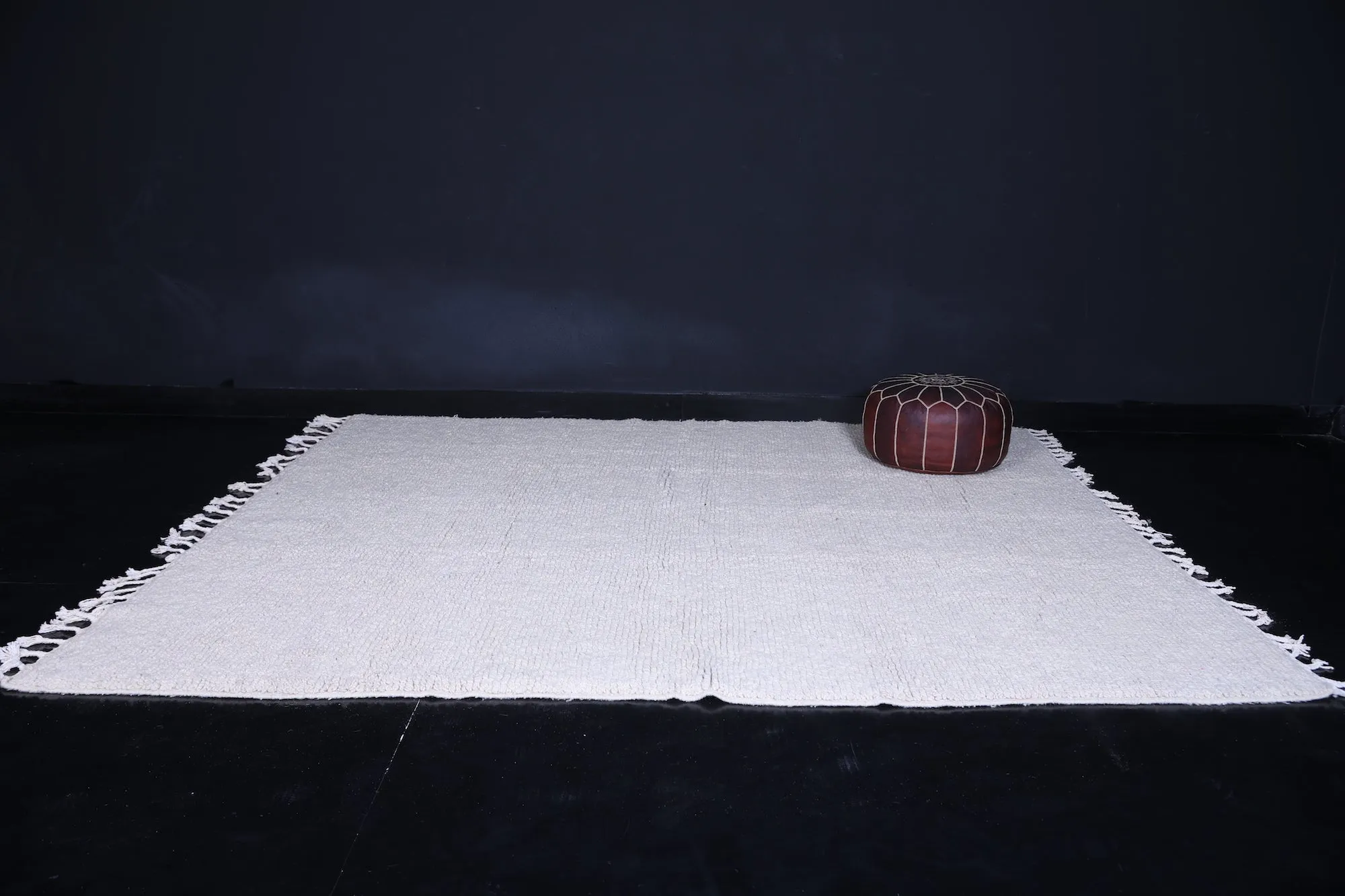 Moroccan Rug 8.3 X 10 Feet - Elegant Simplicity in Ivory