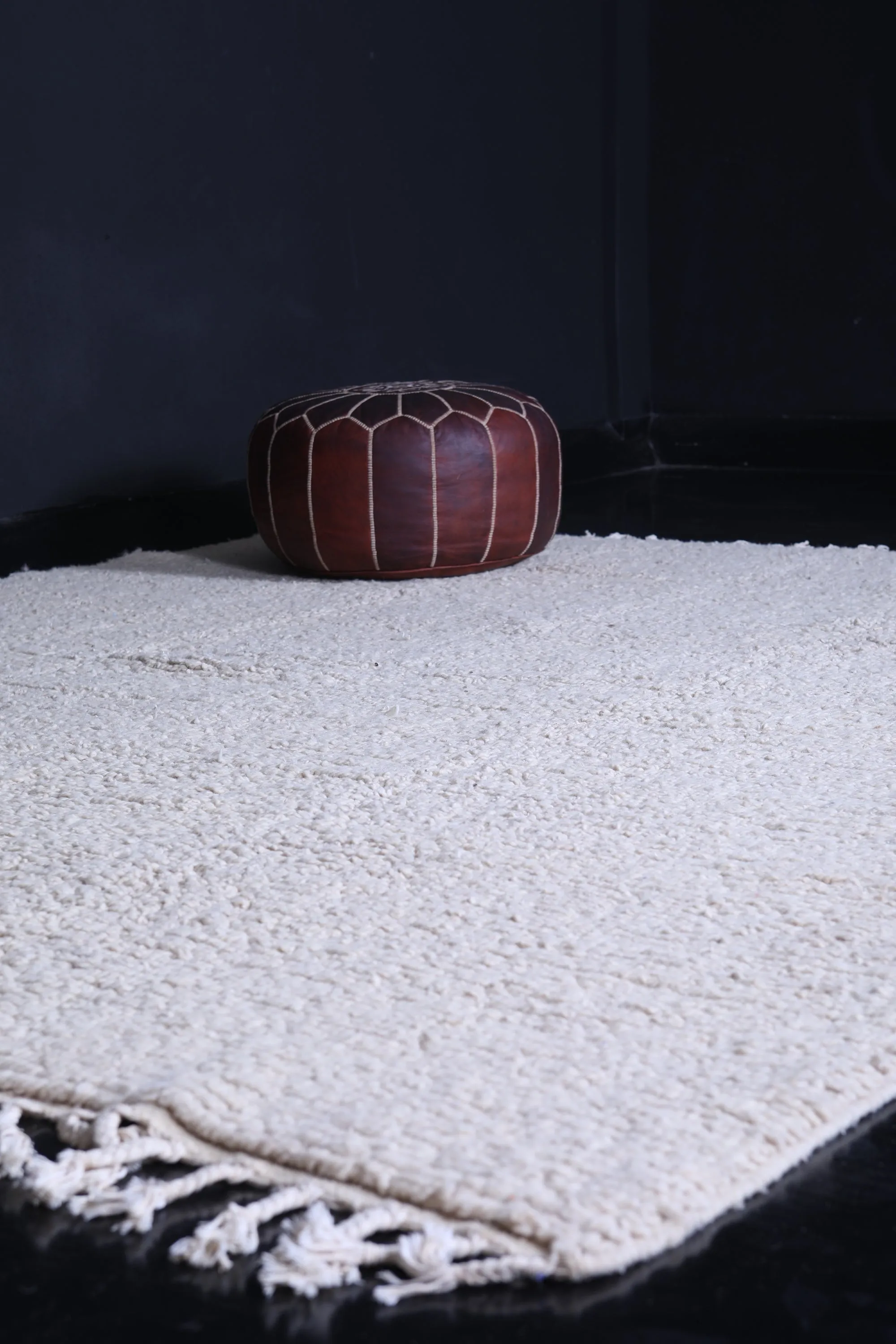 Moroccan Rug 8.3 X 10 Feet - Elegant Simplicity in Ivory