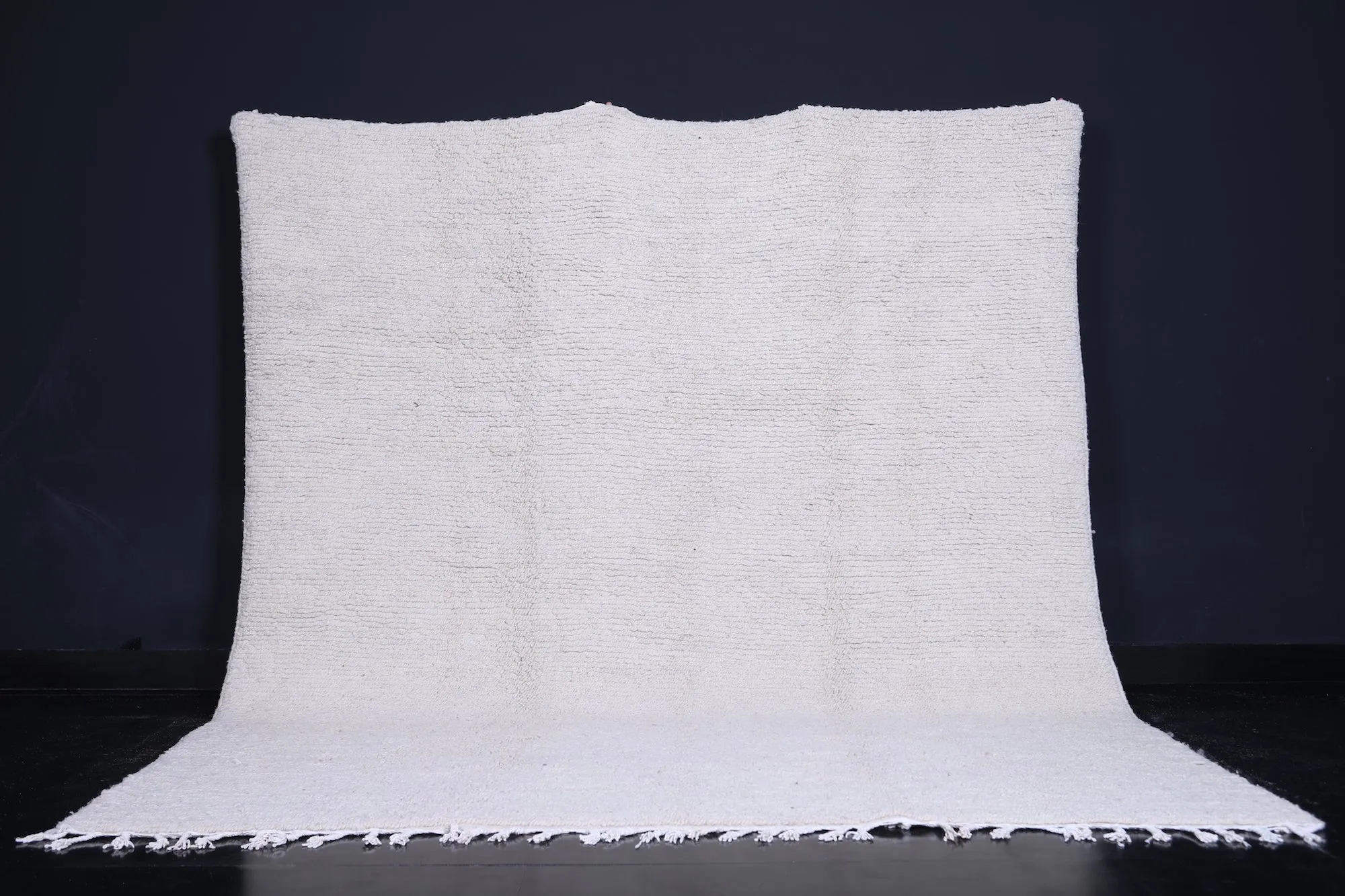 Moroccan Rug 8.3 X 10 Feet - Elegant Simplicity in Ivory