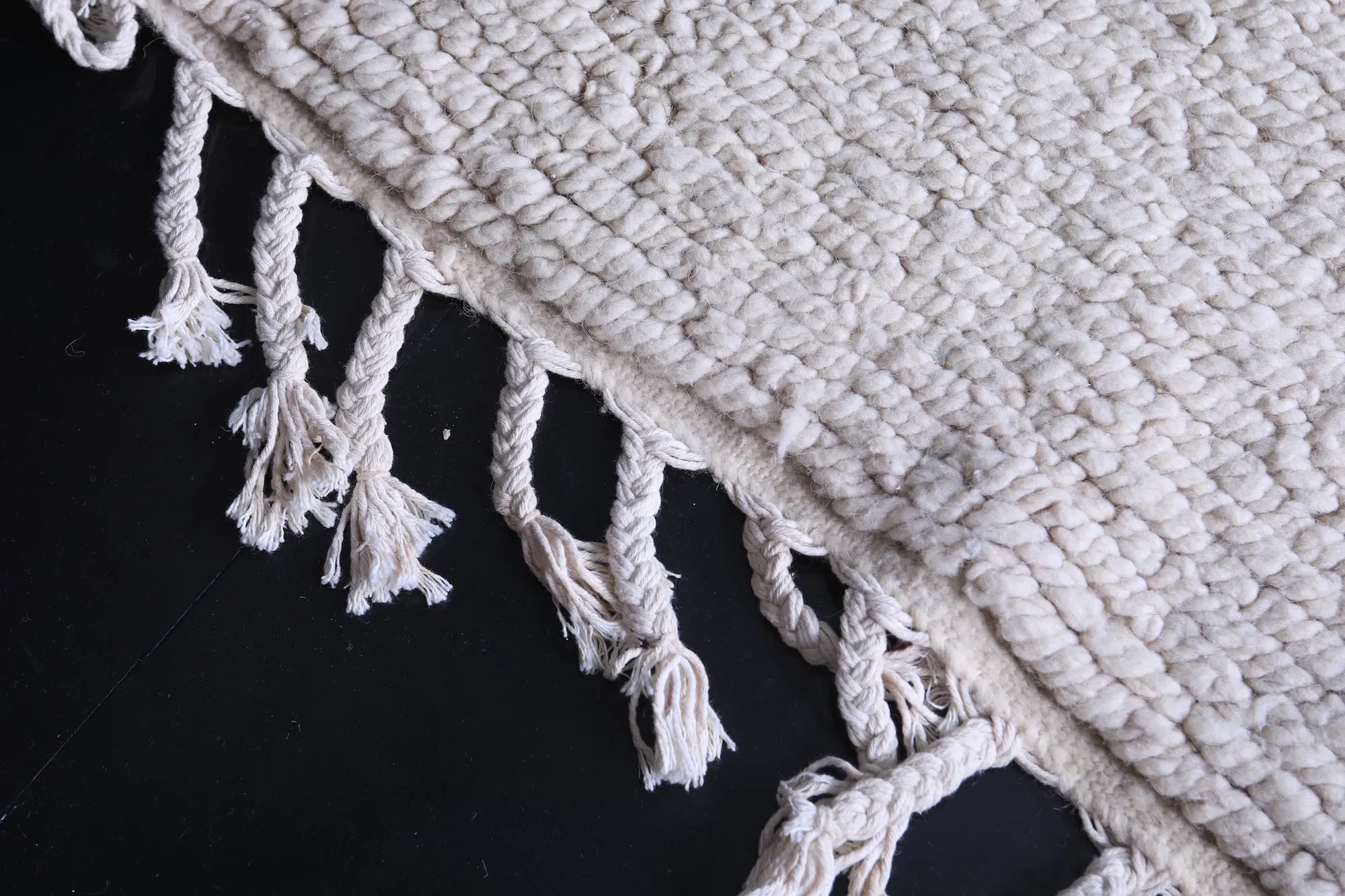 Moroccan Rug 8.3 X 10 Feet - Elegant Simplicity in Ivory