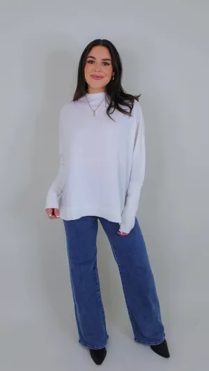 Nadine Long Sleeve Top - Ivory