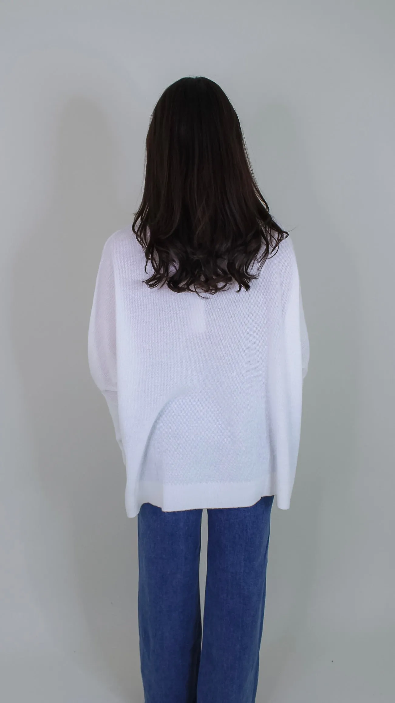 Nadine Long Sleeve Top - Ivory