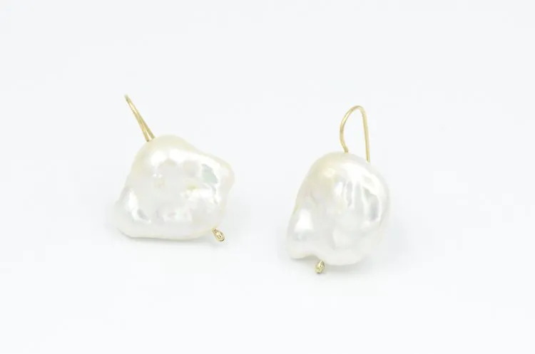 Natural Baroque Pearl Earrings