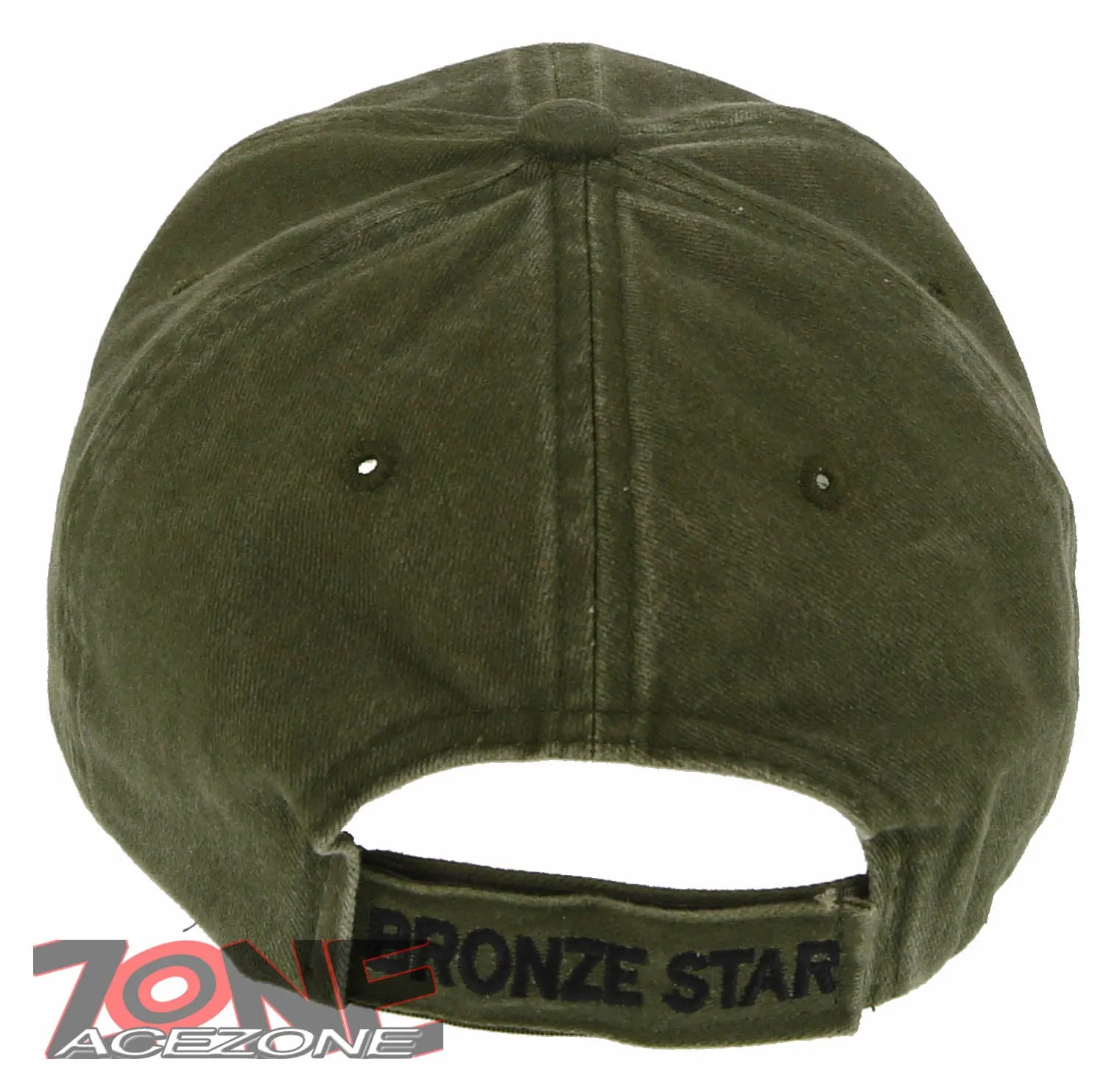 NEW! BRONZE STAR HEROISM STAR MEDAL DISTRESSED VINTAGE BASEBALL CAP HAT OLIVE