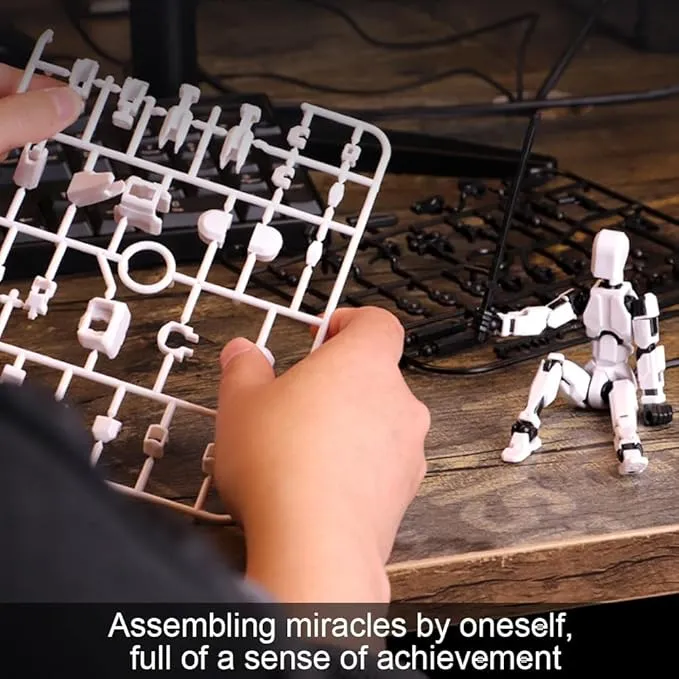 New SET OF 10 Generic T13 Action Figure,Robot Action Figure,T13 Action Figure 3D Printed Multi-Jointed Movable,13 Action Figure Dummy,Decorations for Action Figures