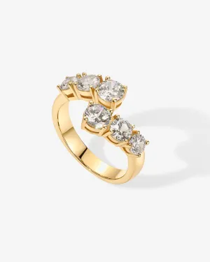 Nut Crossover Chunky Ring