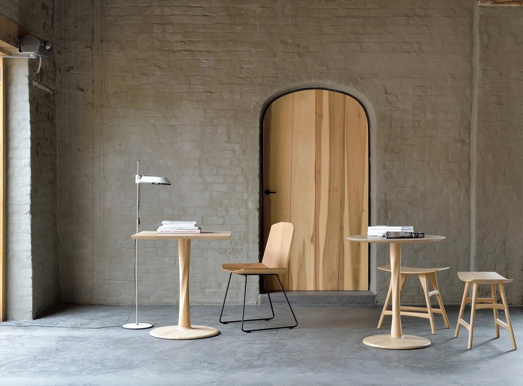 Oak Torsion Square Dining Table