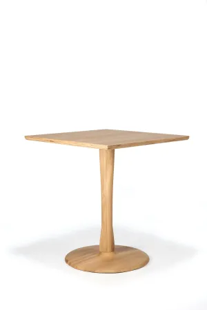 Oak Torsion Square Dining Table