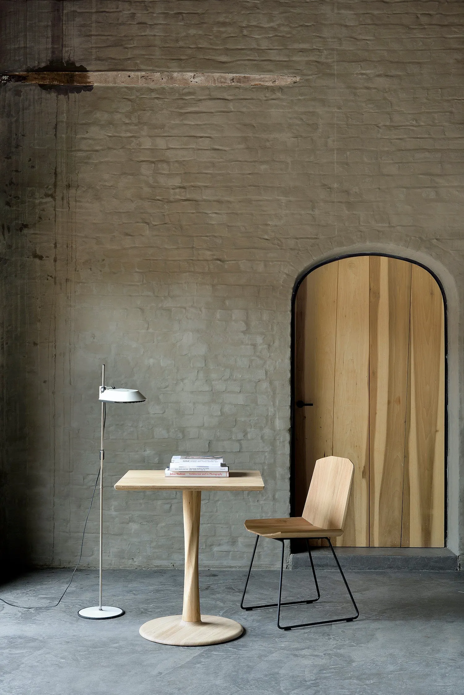 Oak Torsion Square Dining Table