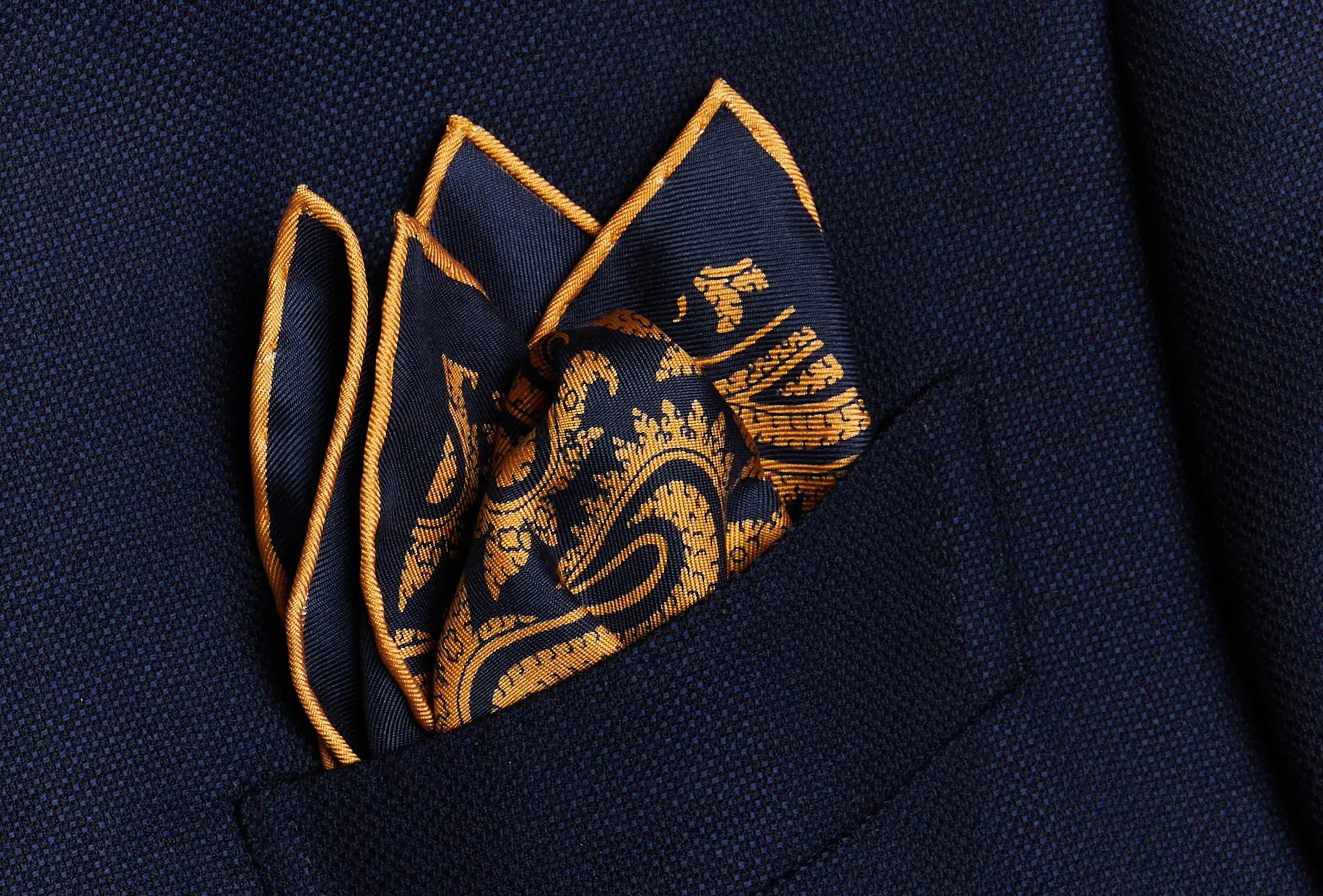 Paisley Silk Pocket Square