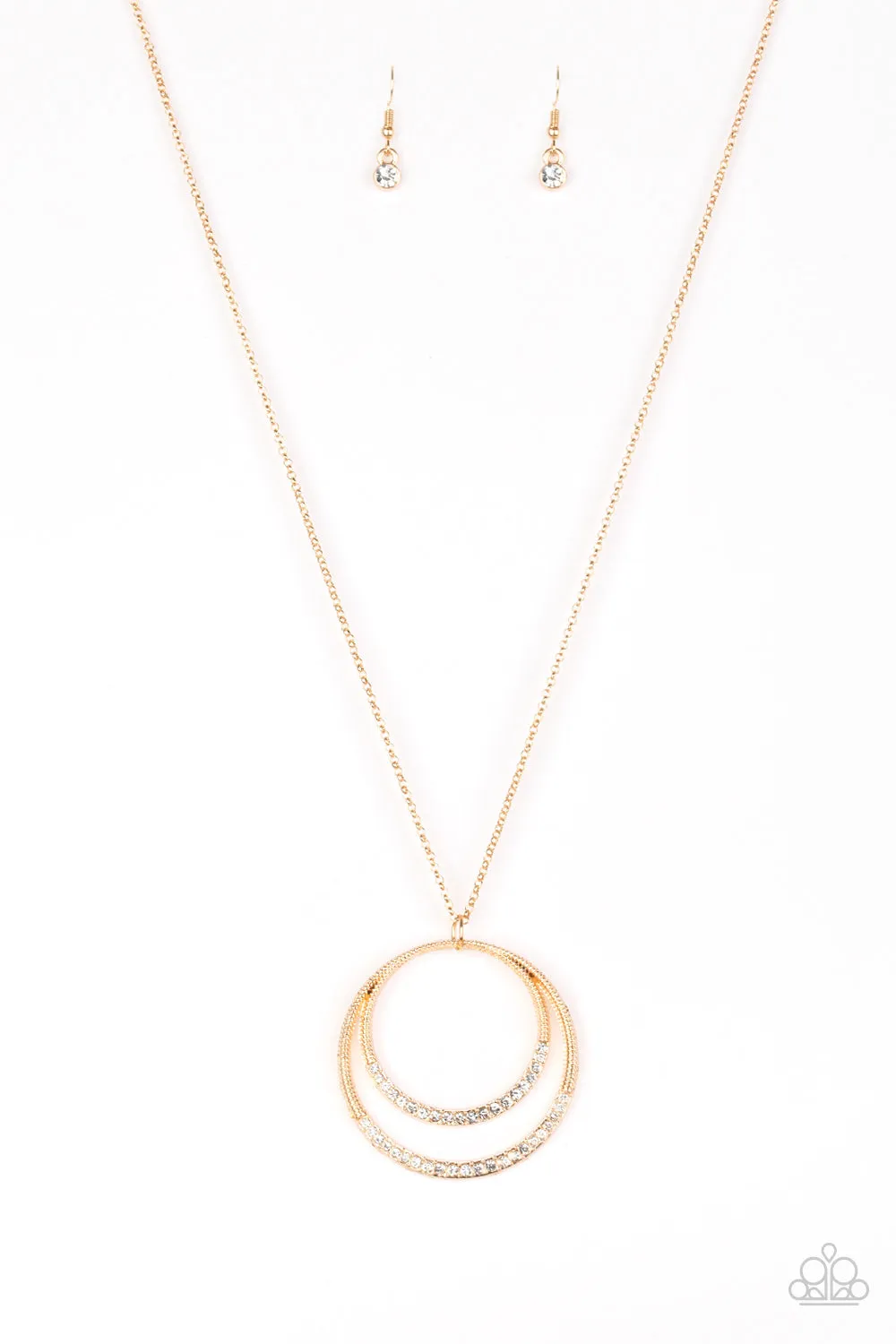 Paparazzi Front and EPICENTER - Gold Necklace