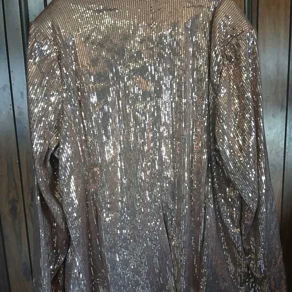 Parker Gold Sequin Blazer Jacket