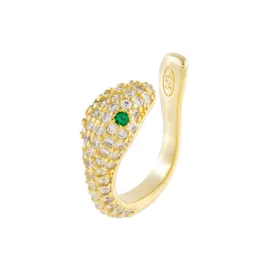 Pavé Snake Ear Cuff
