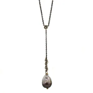 Pearl & Sapphire Necklace