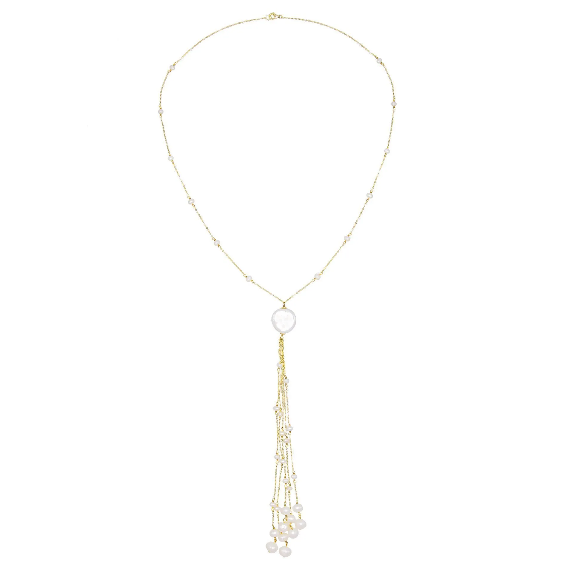 Pearl Chain Lariat