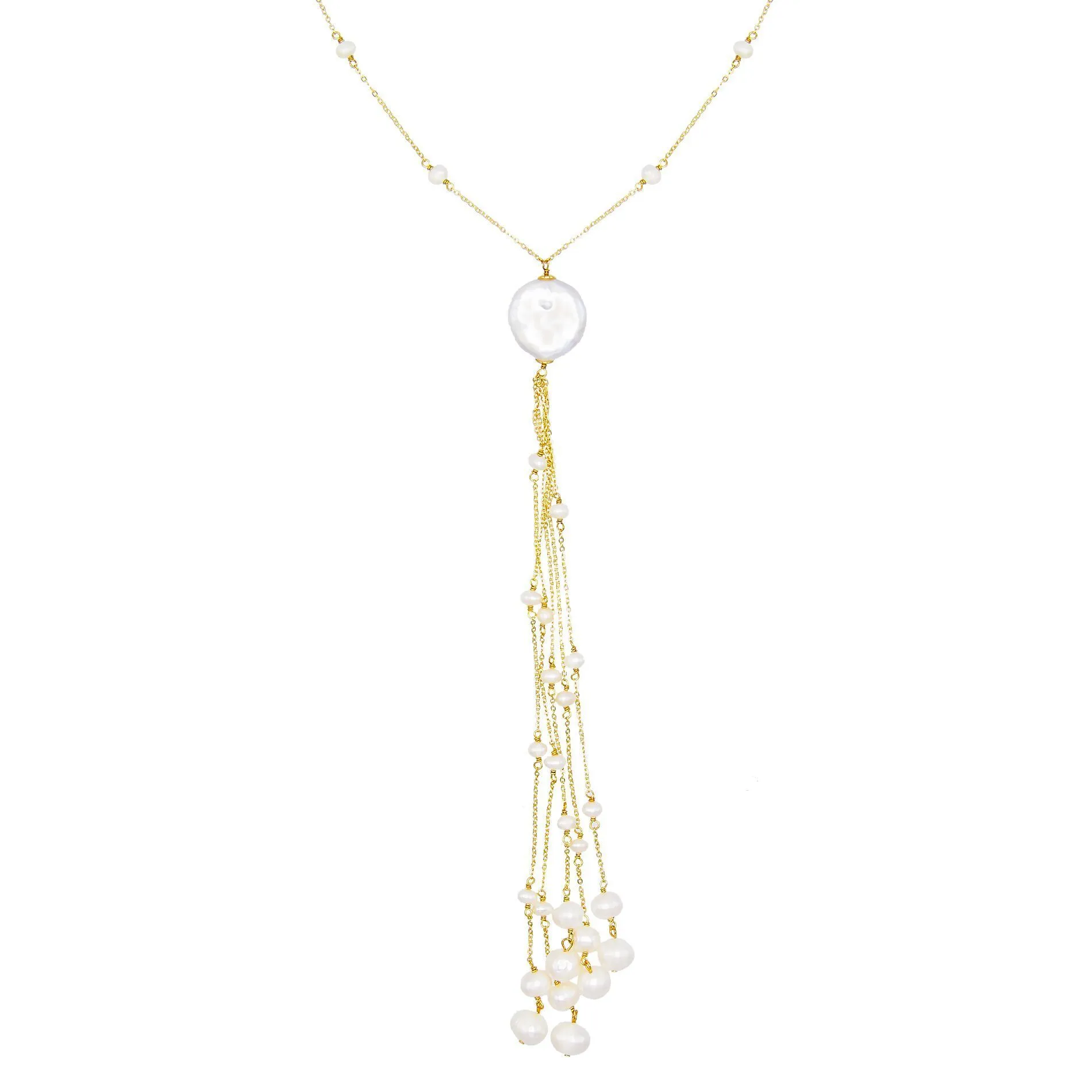 Pearl Chain Lariat