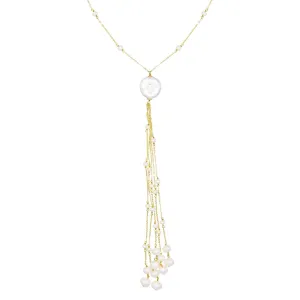 Pearl Chain Lariat