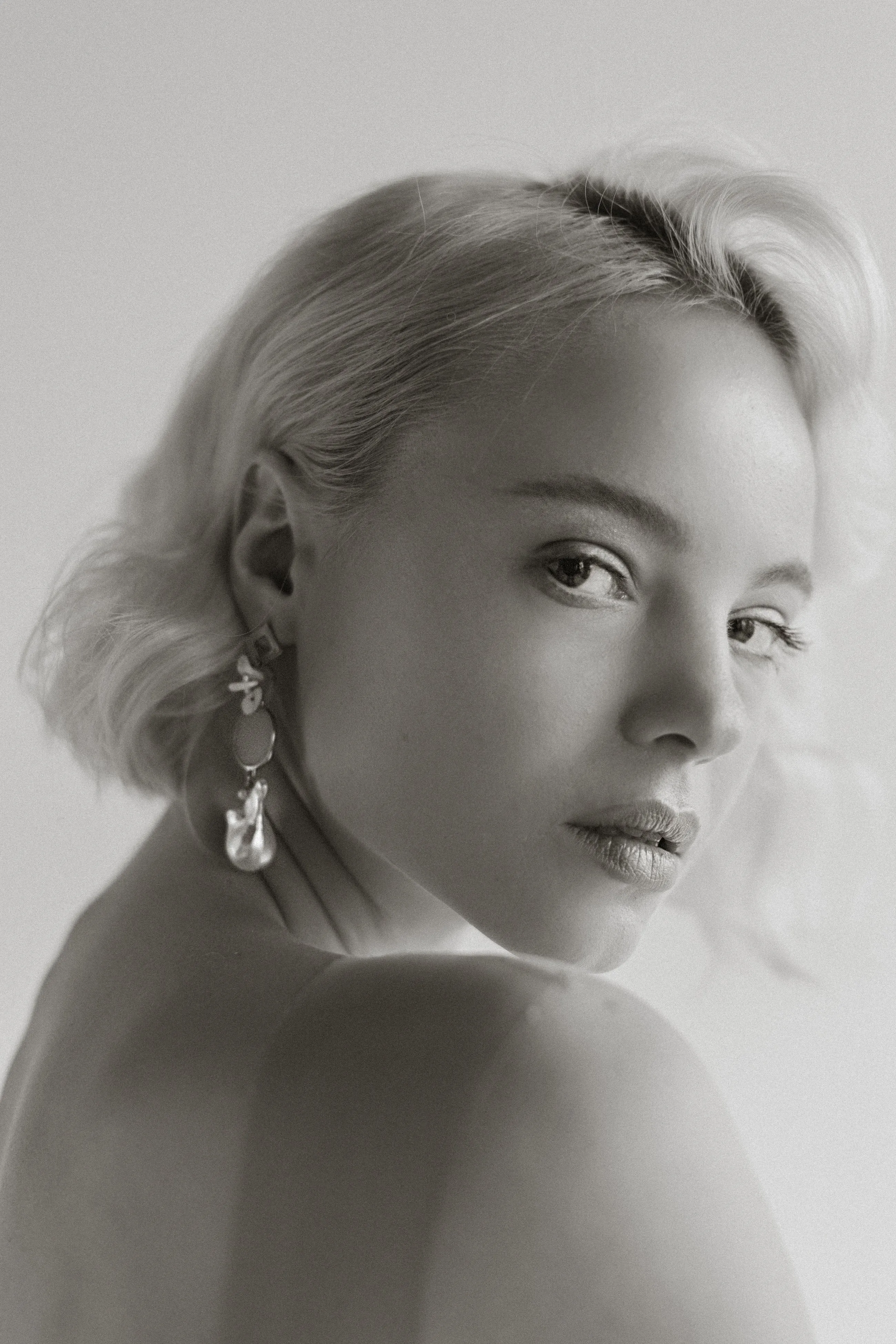 Pearl earrings