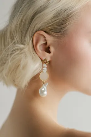 Pearl earrings
