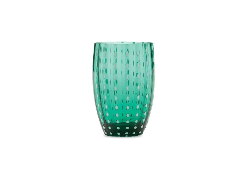 Perle Green Tumbler, Set of 2