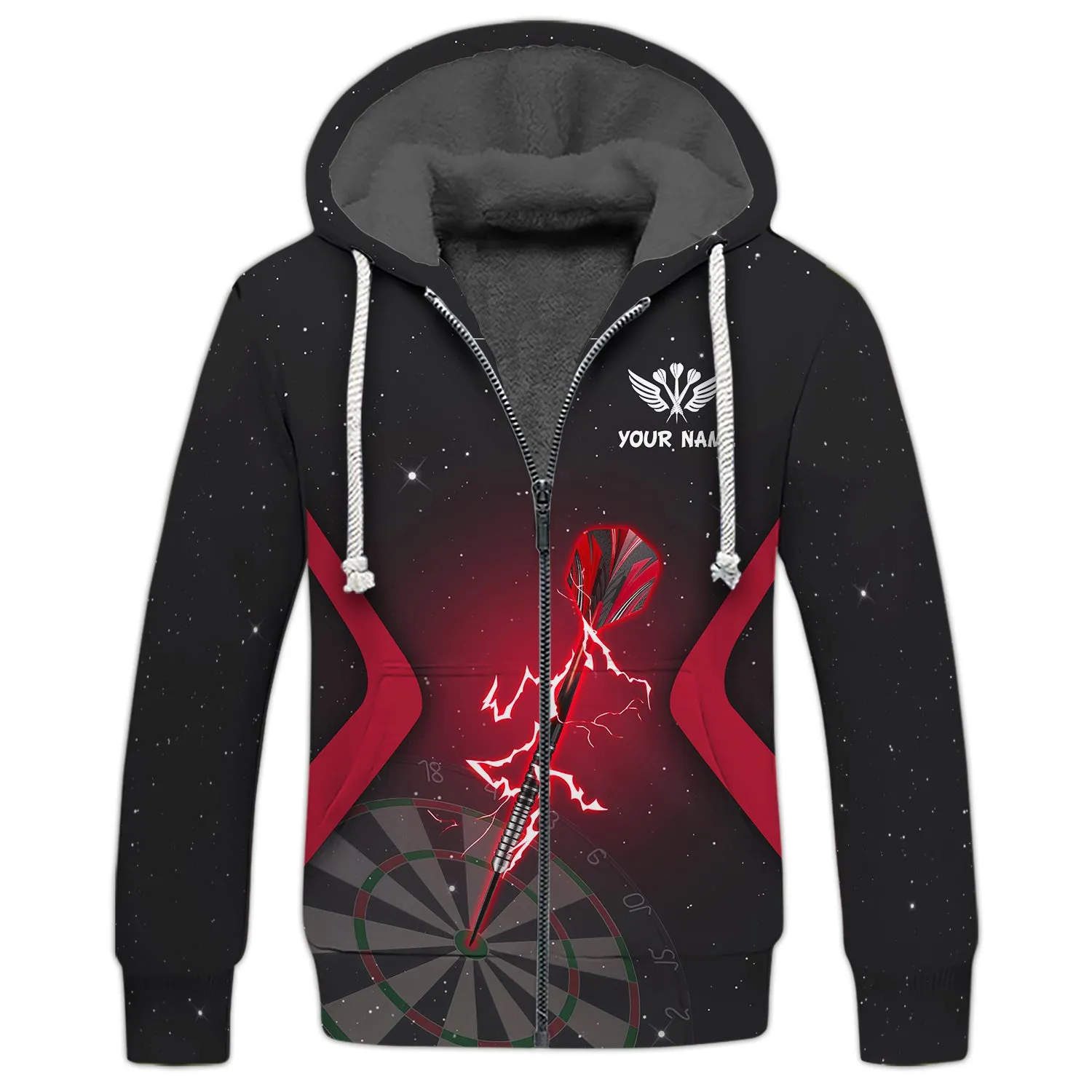 Personalized Name Darts Skeleton 3D Printed Shirts