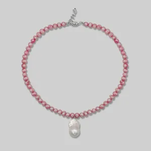 Pink Natural Pearl Necklace