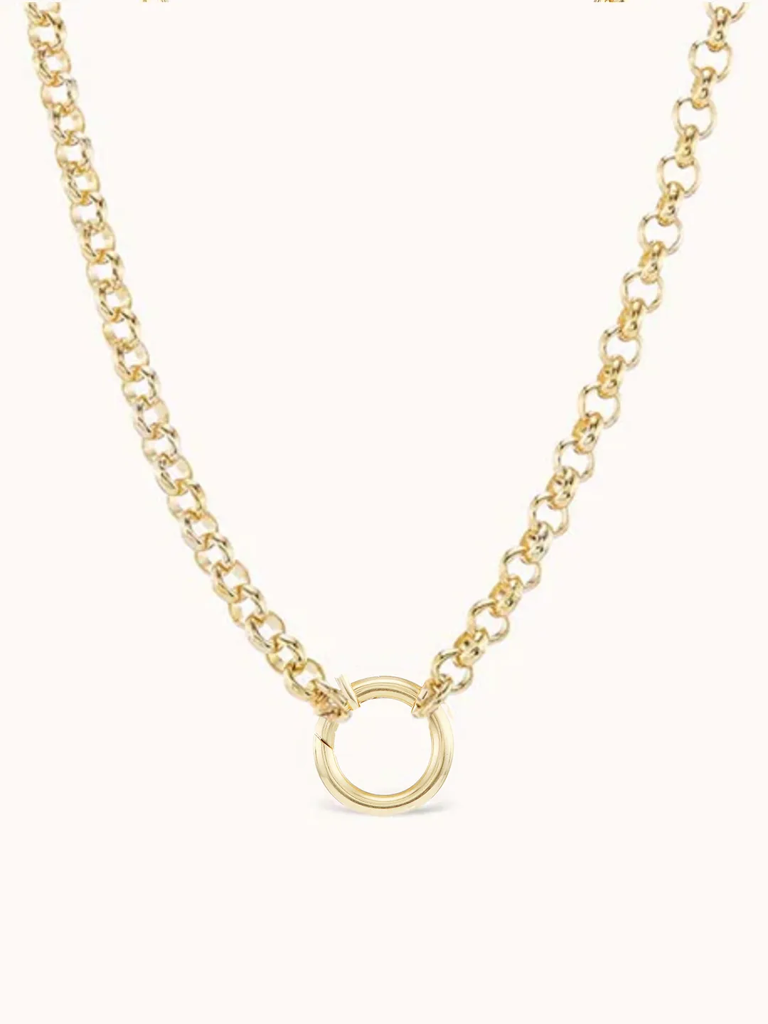 Plain Clasp 4.0 Rolo Chain