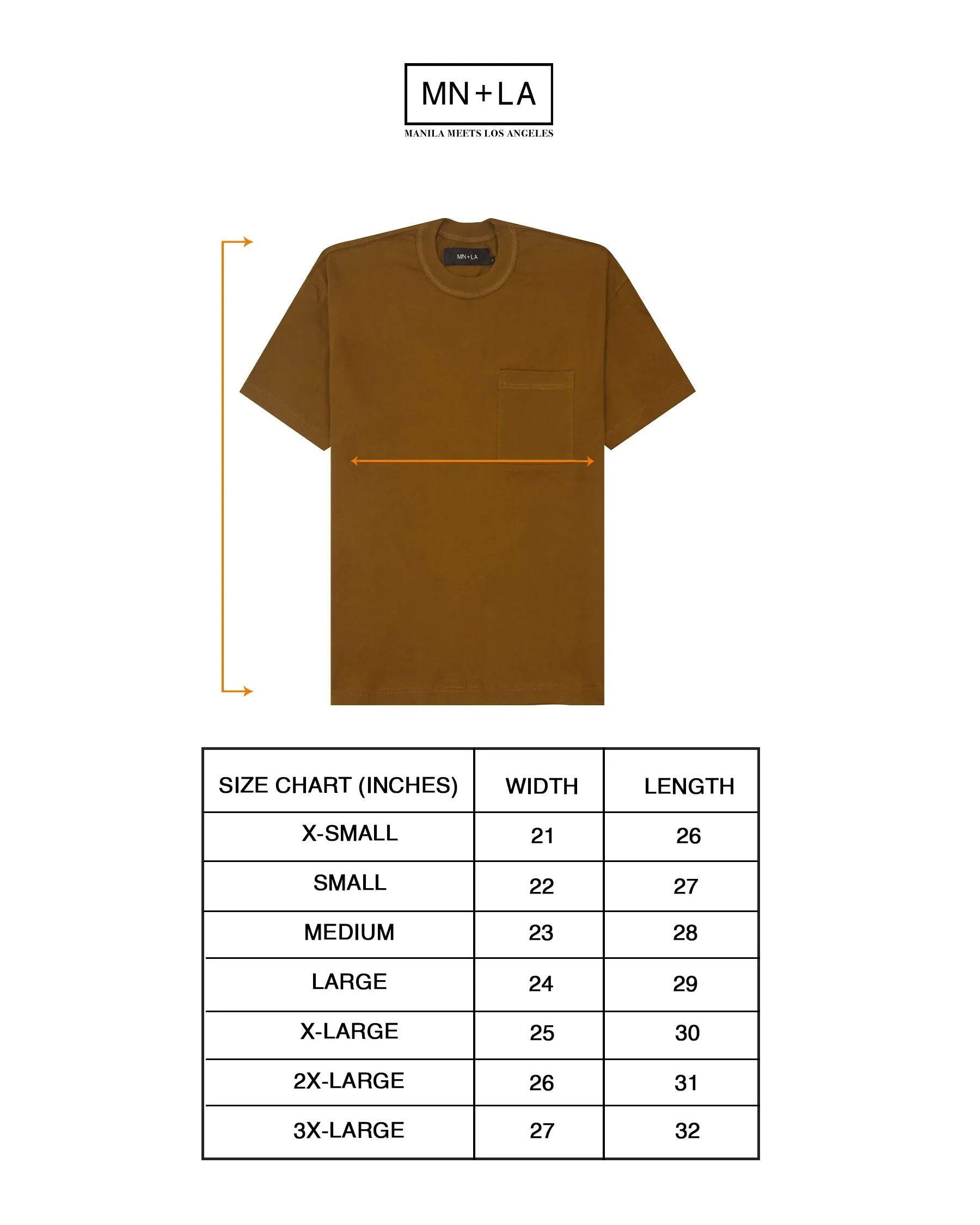 POCKET BOX TEE V4 IN RUST